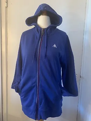Le Coq Sportif Blue Zip Hoodie Jacket With Pockets Med VGC • £10