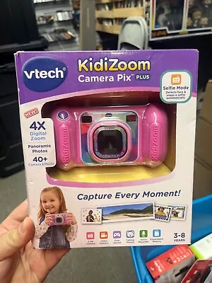 KidiZoom Camera Pix Plus 4X Digital Zoom Pink Vtech NEW FAST FREE SHIPPING!!! • $23.99