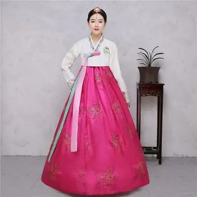 Hanbok Dress Korean Traditional Dresses National Costumes Women Kimono Size S-XL • $59.55