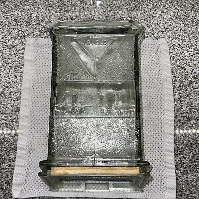 Vintage Antique Visible Clear Glass Mailbox  • $59