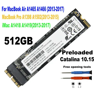 NEW 11  &13  MacBook Air A1465 A1466 512GB PCIe SSD Drive State 2013 2014 2015 • $55.75