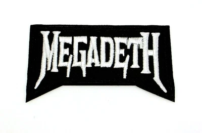 £2.70 • Buy Megadeth Iron On / Sew Embroidered Patch Badge Collectable Rock Metal Band Music
