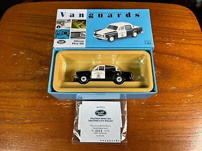 Corgi Vanguards 1:43 Hillman Minx Iiia - Salford City Police Va06801 • £19.99