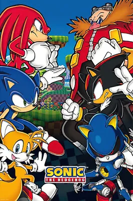 $12.99 • Buy Sonic The Hedgehog - TV Show / Gaming Poster (Good Vs. Evil) (Size: 24  X 36 )
