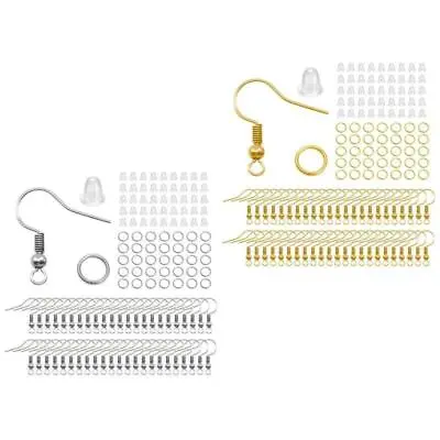 Hypoallergenic Earring Hooks Kit For Jewelry Making Supplies • £4.52