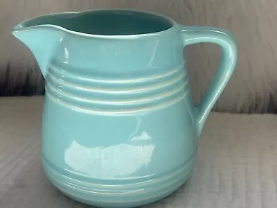 Vintage Pacific Pottery Ring BLUE  Hostess Pitcher 428 ? 2 Cups • $35