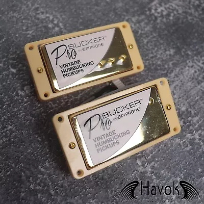 Pro Bucker Metal Alnico 2 PAF Humbucker Pickups Epiphone Guitar Nickel Silver • $69.27