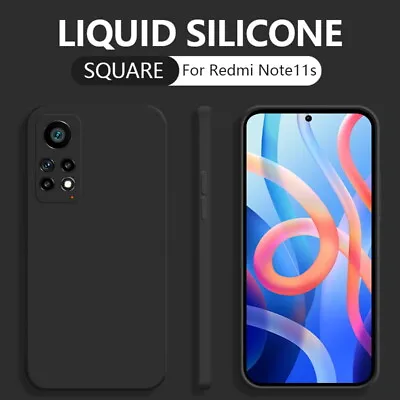 For Xiaomi 13T Redmi Note 11 9s Pro Mi 11T 10T Liquid Silicone Soft Case Cover • $4.70