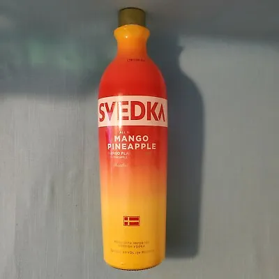 Svedka Vodka /  Mango - Pineapple  - Empty 750ml Bottle    Look!! • £3.85