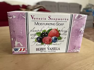 Venezia Soapworks Moisturizing Soap Berry Vanilla 7oz • $8