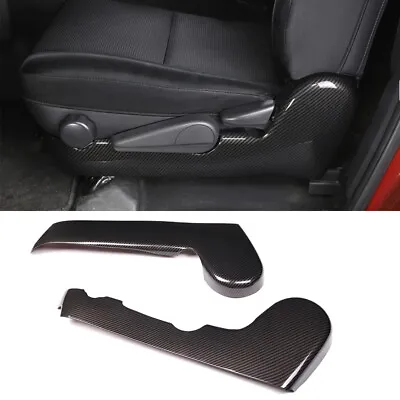 Car Seat Side Panel Trim ABS Carbon Accessories For Toyot-a FJ Cruiser 2007-2021 • $86.99