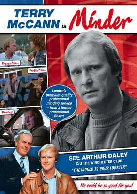 Minder Arthur Daley Hire Terry McCann Great New Advert A3 POSTER • £9.99