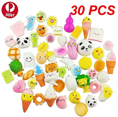 $28.80 • Buy 30PCS 4-7CM Squishy Stress Toys Cute Squishies Squeeze Soft Jumbo Mini Gift Pack