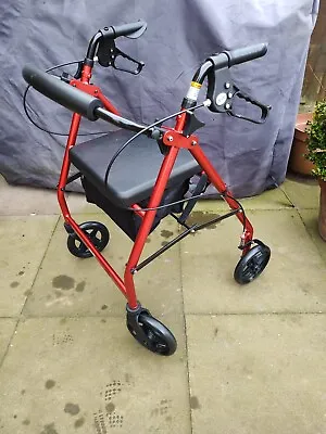 Ultra Lightweight Folding ALUMINIUM Travel Wheelchair Portable Transit Chair • £65