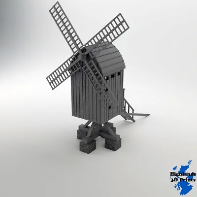 £19.99 • Buy Ligny Windmill 28mm 1:64 Napoleonic Building Tabletop Gaming 3D Print
