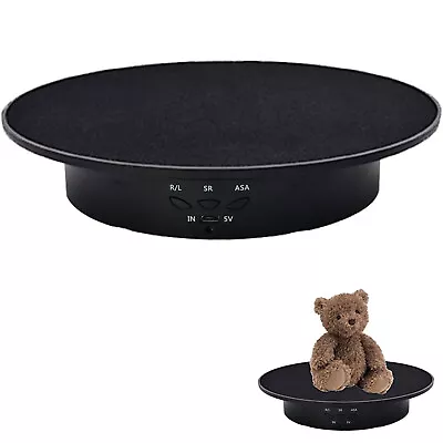 Electric Rotating Turntable Photography Motorized Rotating Stand Display Table • £17.89