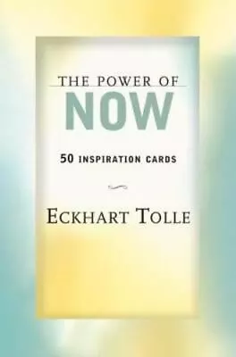 The Power Of Now: 50 Inspiration Cards Eckhart Tolle Good Book • $9.47