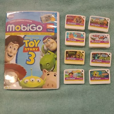 Lot Of 9 Mobigo Game Cartridges. Toy Story 3 With Case. Read Description  • $39