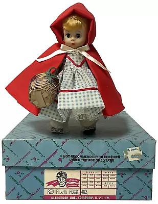 Vintage Madame Alexander LITTLE RED RIDING HOOD #492 Storyland 8” Doll • $14.99