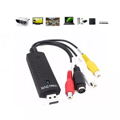 USB 2.0 Audio Video VHS VCR To DVD Converter Capture Card Adapter Digital • $10.17