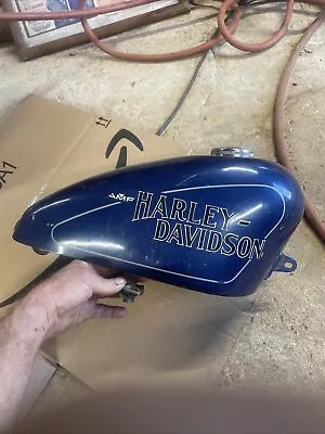 Vintage Harley Davidson Iron Head? Sportster? Turtle? Gas Tank Wall Art Rat Rod • $119.99