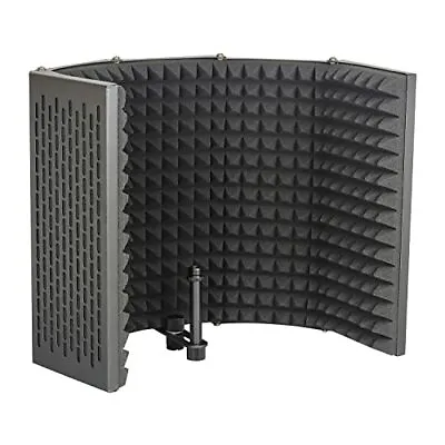 Pyle PSMRS05 Five Metal Microphone Isolation Shield – Vocal Booth Panel • $63.99