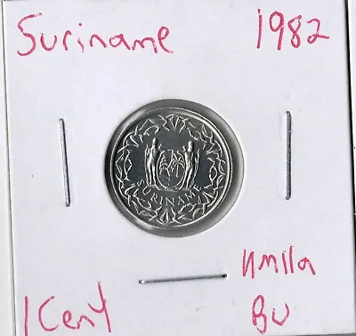 Coin Suriname 1 Cent 1982 KM11a • $1.29