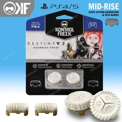 $18.90 • Buy KONTROLFREEK PS4 / PS5 DESTINY 2 GUARDIAN CREST Controller Thumb Sticks Grip