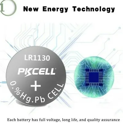 10 PCS  AG10 LR1130 1.5V HQ Alkaline Battery High Capacity 75mAh UK Seller • £2.29