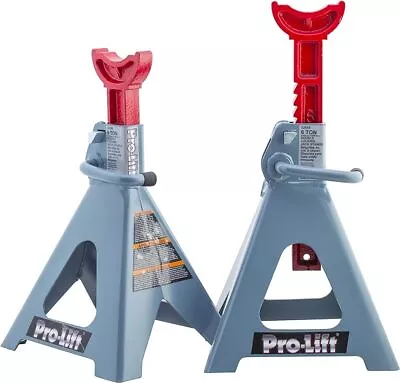 Pro-Lift Heavy Duty 6 Ton Jack Stands Pair - Double Locking Pins - Handle  • $62.67