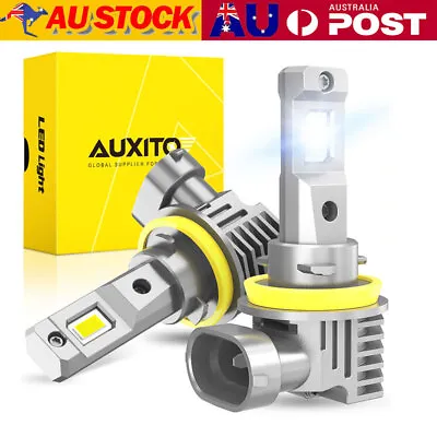 AUXITO H8 H9 H11 LED Headlight Globes Bulb Kit H/Low Beam 24000LM Bright White • $36.99