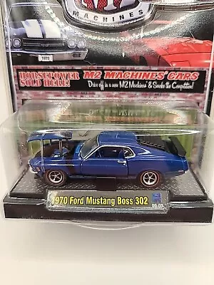 Nice! M2 Machines Detroit-muscle 1970 Ford Mustang Boss 302 • $17.99