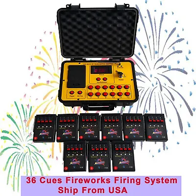 Bilusocn 500M Distance+36 Cues Fireworks Firing System Remote Control Equipment • $131.35