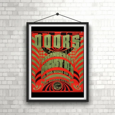 $9.98 • Buy The Doors Ragamuffins Vintage Concert  Poster