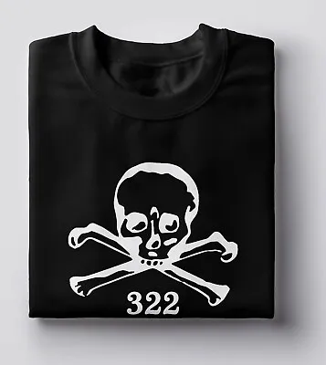 322 Skull T Shirt Illuminati Secret Societies Yale University Skull And Bones  • £11.99