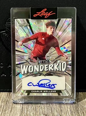 Charlie Wellens Auto /35 2022 Leaf Metal Soccer Wonderkid Man Utd Autograph • £4.99