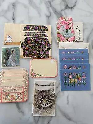 Vintage Greeting Cards & Note Cards Lot Of 25 1970s 1980s New W Envelopes • $19.99