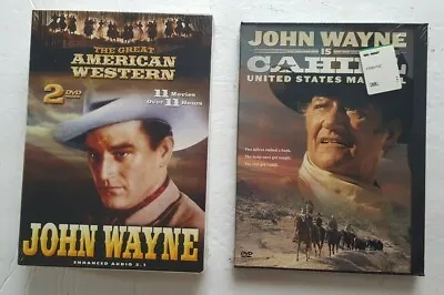John Wayne DVD Lot Of 3 - 12 Movies NEW Sealed Western • $12.49