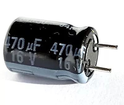 5 Pieces 470uF 16v Panasonic (JAPAN) FJ Electrolytic Capacitor 105C – Ref451 • £1.25