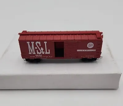 N SCALE FREIGHT CAR MICRO TRAINS MINNEAPOLIS & St. LOUIS 40' PS-1 BOXCAR #54154 • $10