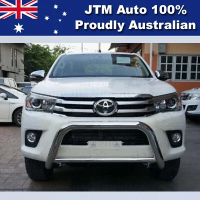 Nudge Bar 3  Stainless Steel Grille Guard To Suit Toyota Hilux 2015-2024 • $309