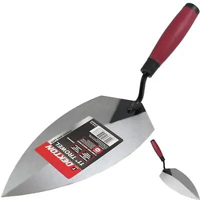 Dekton Brick Laying Trowel Builder Plastering Cement Mortar Soft Grip 11  • £6.59