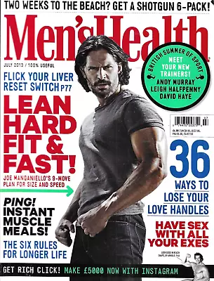 Men's Health Magazine Joe Manganiello Instant Muscle Meals Andy Murray 2013 . • $20.66