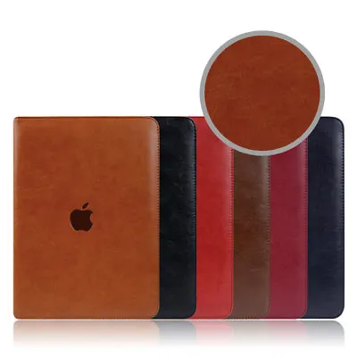 $28.95 • Buy Ultra Thin Genuine Leather Stand Cover Case For IPad 5 6 7 8 9th Air 4 Mini 2 3