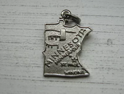 Vintage Wells Sterling Silver Minnesota Gopher State Souvenir Charm • $12.95