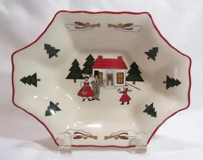 Mason's Ironsone England CHRISTMAS VILLAGE Bon Bon Dish GC • $25