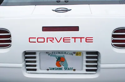 C4 1991-1996 Corvette Rear Bumper 1/8th Acrylic Letter Kit - 5 Colors • $49.99