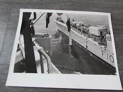 £12.99 • Buy Original HMS Tiger & HMS Lowestoft 1966 Chef Travelling Between The Ships Photo