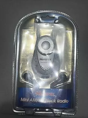 MEMOREX Mini AM/FM Neck Or Belt Radio 870 Lightweight Earphones New • $9.99