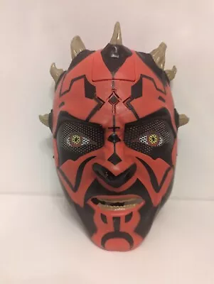 Star Wars DARTH MAUL Talking Mask Electronic Helmet With Sounds 2011 Hasbro • £24.99